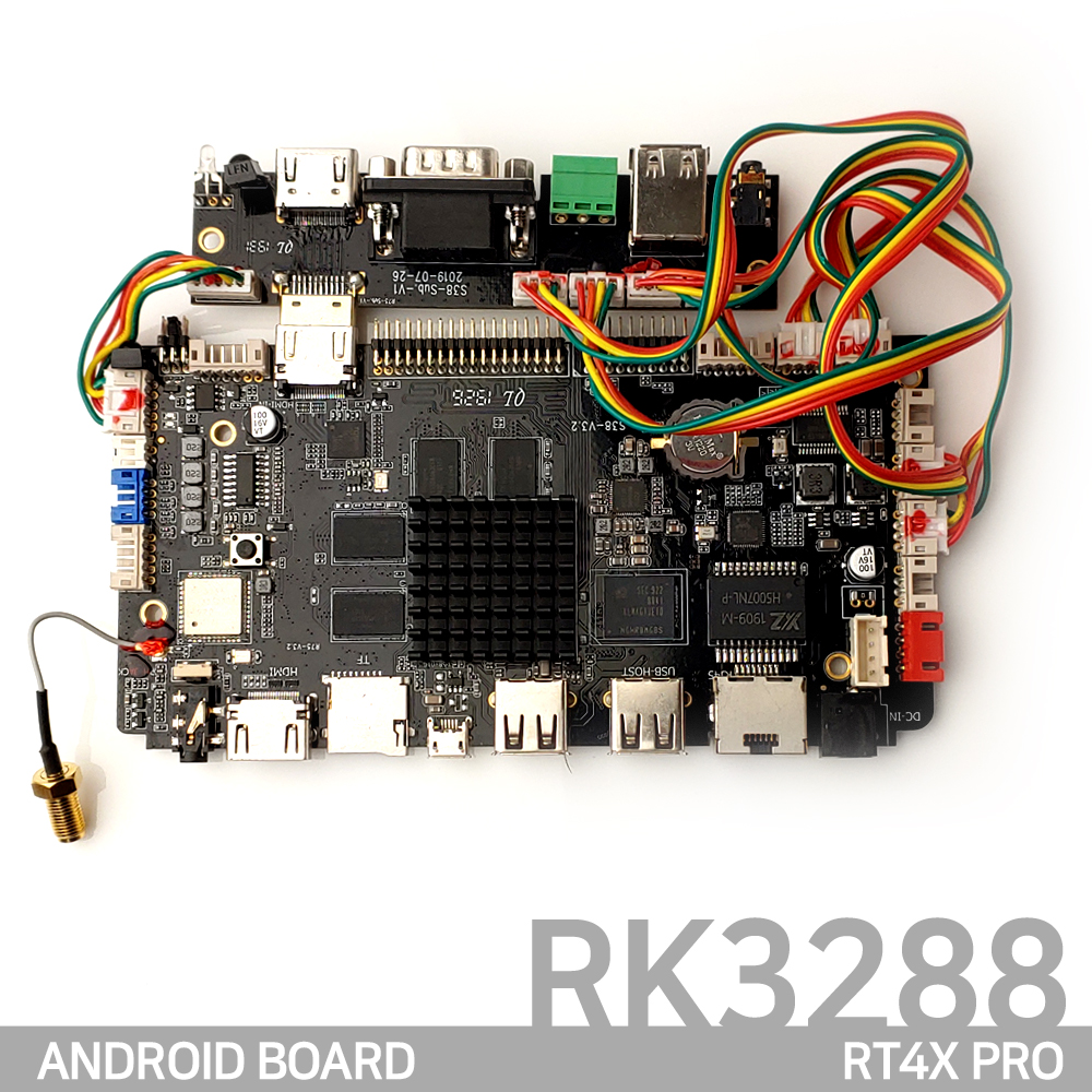 RK3288 RT4X PRO 안드로이드 개발보드 / RS 통신 지원 / LVDS EDP / 산업ㅣ개발용